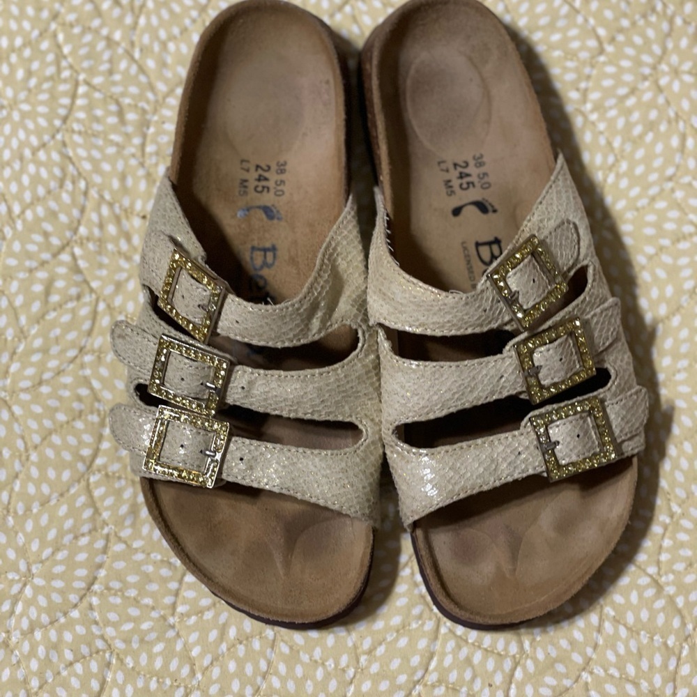 Betula Birkenstock Snake Skin Sandal Size 7